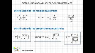 12 Distribución de las proporciones muestrales [upl. by Ennayhc]