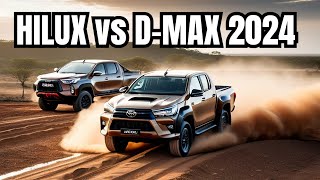 2024 Toyota Hilux Vs 2024 Izusu DMax Comparison  Find Out Which One Is Best [upl. by Burnaby]