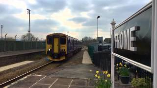 Great Western Railway Class 150 DMUs At Frome Railway Station [upl. by Reerg]