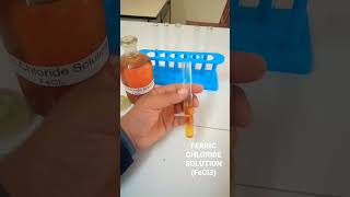 FERRIC CHLORIDE SOLUTION  FeCl3 [upl. by Lehcer]