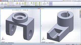 SolidWorks Exercises for Beginners  4  SolidWorks Part Modeling Practice Tutorial [upl. by Ttoille268]