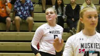 NCAA VOLLEYBALL  Muskingum vs Ohio Northern  HYPE REEL [upl. by Hasila]