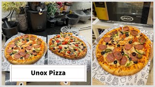 How to bake pizza with unox Bakerlux  Unox Pizza  Pepperoni pizza In Unox Oven unox UnoxAsia [upl. by Curtice91]