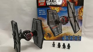 LEGO 75101 LEPIN 05005 STAR WARS FIRST ORDER SPECIAL FORCES TIE FIGHTER [upl. by Peih]