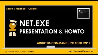 WINDOWS COMMANDLINE TOOL N°1 NETexe  Présentation amp HowTo [upl. by Daile]