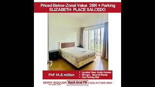 PRICED BELOWZONAL VALUE For Sale ELIZABETH PLACE Makati 2BR With Balcony amp Parking PhP 148M [upl. by Larual]