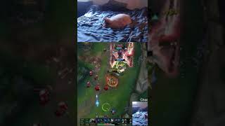 HIGH LEVEL RENGAR FLASH E SMITE TRICK  chadjungle on Twitch [upl. by Airdnekal]