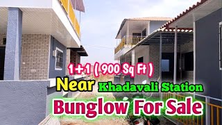 Bungalow sale near khadavali station  G1  Area 900 Sq Ft call me 9167789988home sale 2bhk [upl. by Labinnah312]