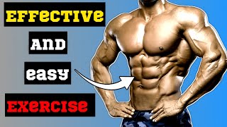 6 Pack Abs Workout  EFfective andEasy Exercises [upl. by Saxet]