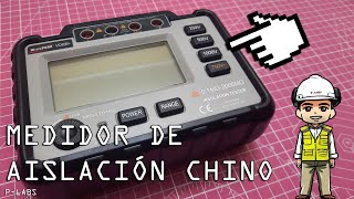 Medidor de Aislación Chino  VCP60B WinsPEAK PLABS [upl. by Queri]