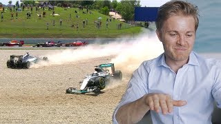 SPANISH GP F1 CRASH WITH LEWIS HAMILTON EXPLAINED  NICO ROSBERG  UNCUT [upl. by Isidor941]