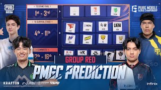 Group Red Prediction  2024 PUBG MOBILE GLOBAL CHAMPIONSHIP [upl. by Ati]