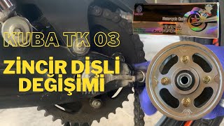 KUBA TK 03 ZİNCİR VE DİŞLİ DEĞİŞİMİ [upl. by Airotahs181]