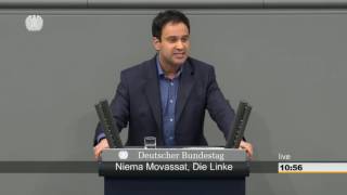 Niema Movassat DIE LINKE Klimaflüchtlinge schützen [upl. by Damarra]