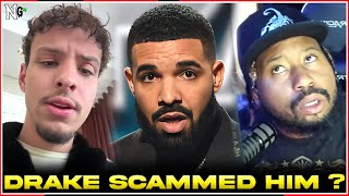 Drake SCAMMED HIM Influencer Says he CAUGHT Drake Stealing 2 MILLION amp Plays Recordings wReceipts [upl. by Ambros]