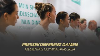 Pressekonferenz DTTBDamen I Medientag Olympia Paris 2024 [upl. by Athalla703]