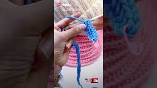 crochethatDIY Crochet a baby Hat 👌👌 😍😍 Do you like this color  I like a hat blue in snow [upl. by Aivin]