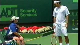 Federer  Ljubicic 30 F Miami 2006 Best Rogers points [upl. by Lalo]