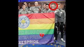 Jamie Vardy kicking lgbt corner flag shorts trending [upl. by Ogren608]