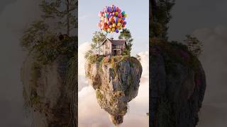 Blender 3D Animation  Floating Island [upl. by Sand]