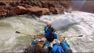 Grand Canyon Rafting in 4K 60fps  Major Rapids  Winter 2019 [upl. by Renrew]