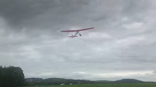 West Wings Slingsby Skylark Bungee Launch [upl. by Rebeca512]