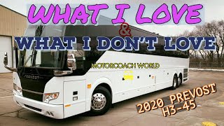 Bus Review  2020 Prevost H3 45  Love and Hate [upl. by Cofsky]