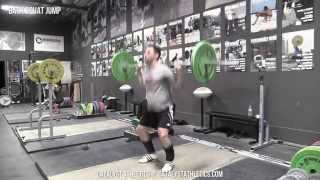 Back Squat Jump  Olympic Weightlifting Exercise Library  Catalyst Athletics [upl. by Bueschel]