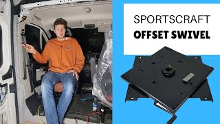 Sportscraft Offset Swivel Seat Install  Ducato Relay Boxer  Camper Conversion [upl. by Nyrtak381]