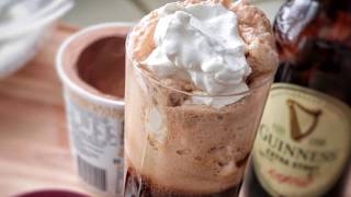 Guinness Float Recipe  Whiskey Whipped Cream [upl. by Dareece]