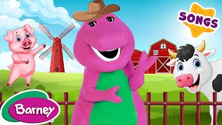 Barney  Old MacDonald  Live Action SONG [upl. by Halimak880]