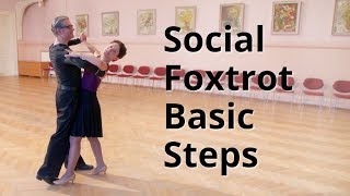 Social Foxtrot  Basic Steps for Beginners [upl. by Ahseik]