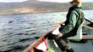 Salmon Fly Fishing Ireland Waterville [upl. by Eahs]