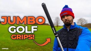 Do JUMBO Golf Grips Improve Your Game [upl. by Sillyrama]