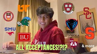 College Decision Reaction 2023 20 colleges ivies northwestern and more [upl. by Wicks839]