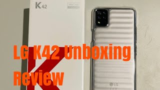 LG K42 Unboxing Review [upl. by Leanatan]