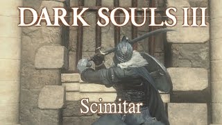 Scimitar Moveset Dark Souls 3 [upl. by Placeeda]