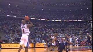 Chauncey Billups Hits HalfCourt Miracle Shot 2004 Playoffs [upl. by Nimocks]