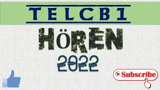 Prüfung B1 HÖREN  DTZ TELC B1 HÖREN Neu 2023 [upl. by Eilrac11]