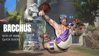 SMITE 2 BACCHUS QUICK GUIDE [upl. by Kellda]