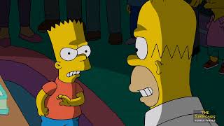 The Simpsons  Homer strangles Bart on his birthday and The Simpsons resets [upl. by Kroo200]