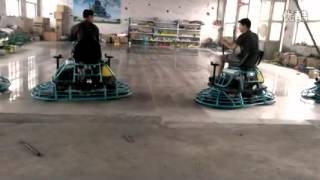 Ride on Power Trowel Operation Test In WorkshopConcrete Ride On Power Trowel [upl. by Nayd]