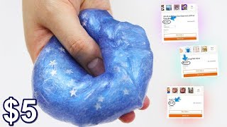 Reviewing 5 Slimes from Random Slime Shops Ive Never Heard of Cheap Slime Unboxing [upl. by Esyle]