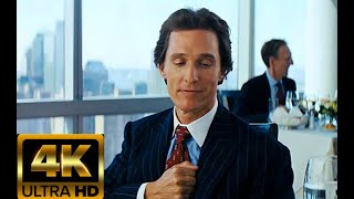 Matthew McConaugheys Iconic quotWolf of Wall Streetquot Moment 4K IMAX [upl. by Htbazile]