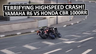 TERRIFYING HIGHSPEED CRASH  Extreme Road Racing [upl. by Dynah]