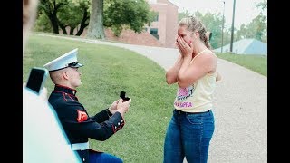 MARINE SURPRISE PROPOSAL [upl. by Rexanne]