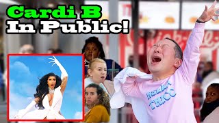 CARDI B  Up WAP I like it Bodak Yellow  DANCE IN PUBLIC [upl. by Higgs]