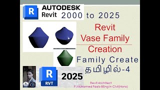 Revit vase family create tamil  revit architecture basic in tamil  revit modeling tutorial tamil [upl. by Wolfe]