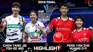 SEMI FINAL  CHEN T JTOH E W MAS vs FENG Y ZHUANG D P CHNXD China Masters 2024 Badminton [upl. by Greysun845]