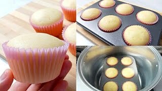 Vanilla Cupcake Recipe Without Oven  Classic Cupcakes  Easy Cupcake Recipe No Bake No Oven [upl. by Analad494]